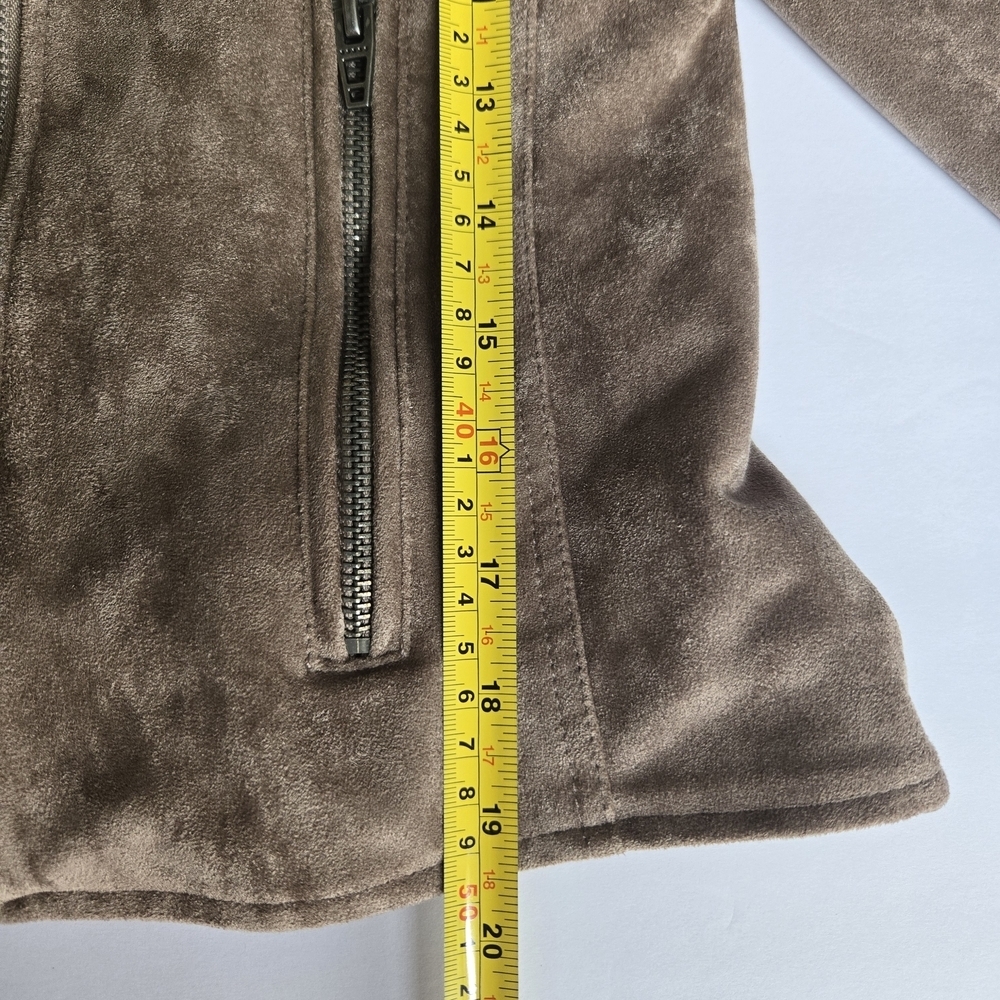 BLANKNYC Women's Taupe Suede Jacket.Size L - Picture 8 of 16